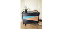 commode 4 tiroirs années 60 - revalorisée 