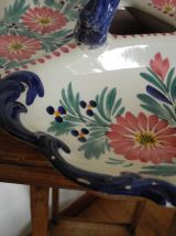 Serviteur Mendiant HB Faience Quimper à 3 compartiments