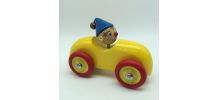 Voiture en bois et sa figurine Oui Oui