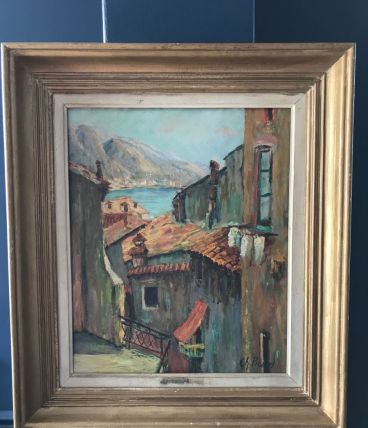 Huile sur toile signée Picard