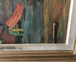 Huile sur toile signée Picard