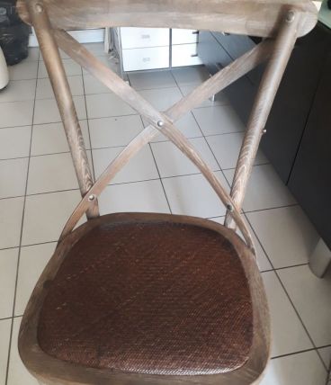 2 tres Belles chaises en chene 