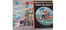  LOT DE 5 bandes dessinées TINTIN  reedition 1966
