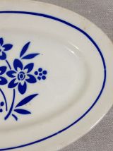Ravier ancien demi-porcelaine de Badonviller