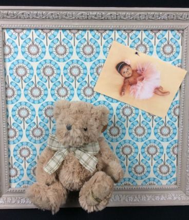 cadre patiné déco peluche