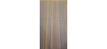 drap bleu rayure rose jaune