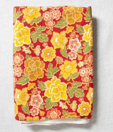 tissu d'ameublement vintage à fleurs