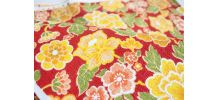 tissu d'ameublement vintage à fleurs