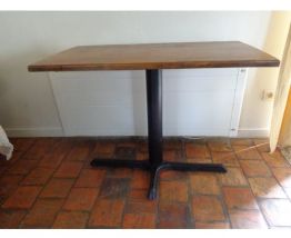 Table industrielle bistrot