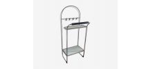 Ancien porte serviettes, meuble de rangement sale de bain