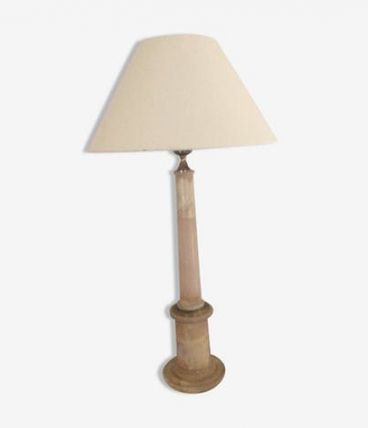 Pied de lampe en onyx style empire