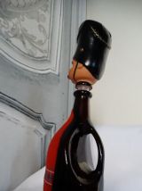Vintage personnage  bouteille whisky   Royal British 