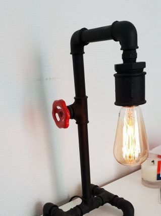 Lampe a poser vintage indus