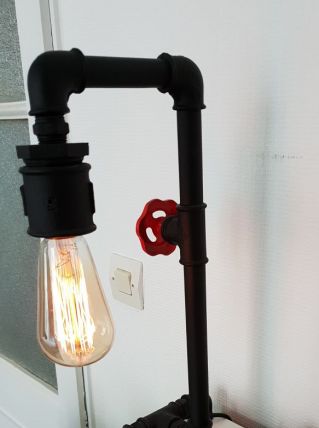 Lampe a poser vintage indus