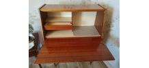secretaire avec 3 tiroirs  vintage  1970