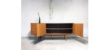 Enfilade vintage scandinave en teck années 60 2 mètre