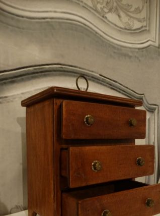 vintage commode de poupée fait main