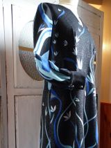 Vintage robe 1970  motif 1930 taille 40