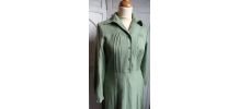 Vintage made in France 1960 robe laine style preppy