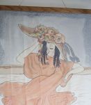 peinture sur soie cadre