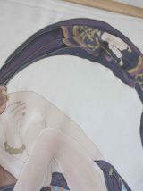 peinture sur soie murale 