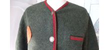 Veste femme Autrichienne marque Giesswein T40 pure laine bou