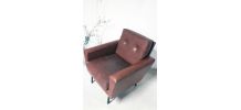Paire de fauteuils vintage années 50 style P. Guariche