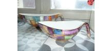 Ensemble 2 plats/coupes déco forme lozange
