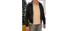 Veste en cuir en parfait état