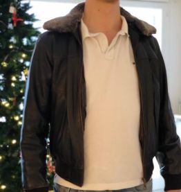 Veste en cuir en parfait état