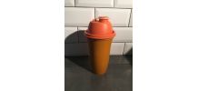 Shaker Tupperware orange année 70