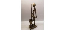 Statuette en laiton 