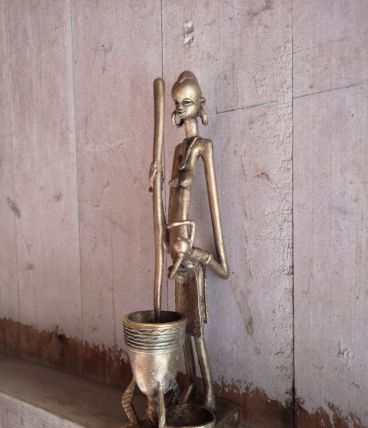 Statuette en laiton 