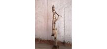 Statuette en laiton 