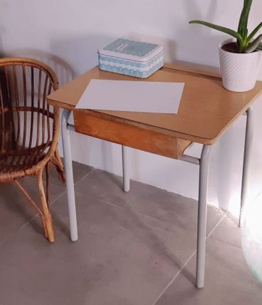 Bureau écolier vintage