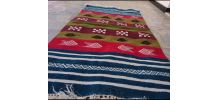 Tapis berbère multicolore fait à la main 
