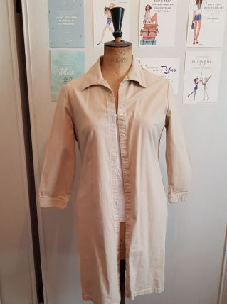 Robe beige en coton 
