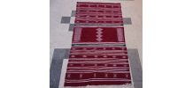 Tapis kilim berbère Bordeaux 240cm*135cm