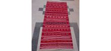 Tapis kilim rouge 280cm*125cm