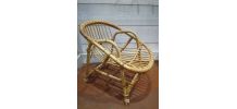 Fauteuil enfant rotin