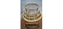 Fauteuil enfant rotin