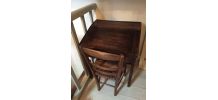 Ancien pupitre/écritoire en bois foncé 