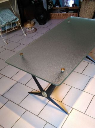 Table basse en verre 1950