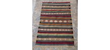 Tapis kilim berbère multicolore fait main 145cm*100cm