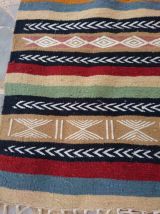 Tapis kilim berbère multicolore fait main 145cm*100cm