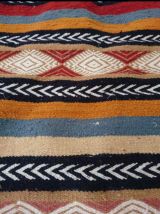 Tapis kilim berbère multicolore fait main 145cm*100cm