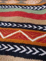 Tapis kilim berbère multicolore fait main 145cm*100cm
