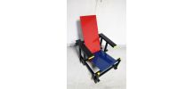 RARE Chaise Rouge &amp;amp; Bleue par Gerrit Thomas Rietveld