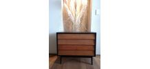 Commode vintage pieds compas
