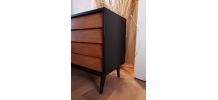Commode vintage pieds compas